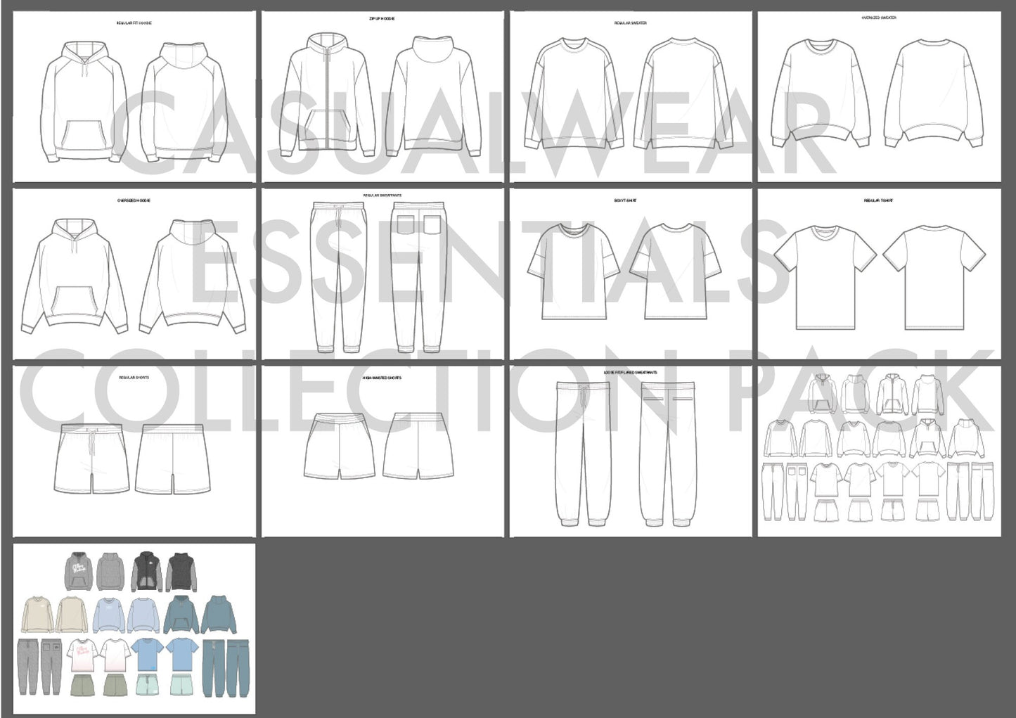 Fashion Flats - Casualwear essentials collection