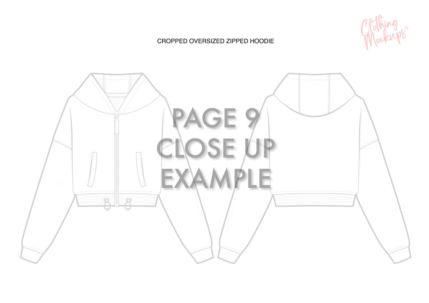 Cropped Fashion Flats - ai, psd, png, pdf, jpg, svg, esp