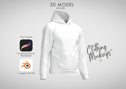 3D Hoodie - Blender & Procreate