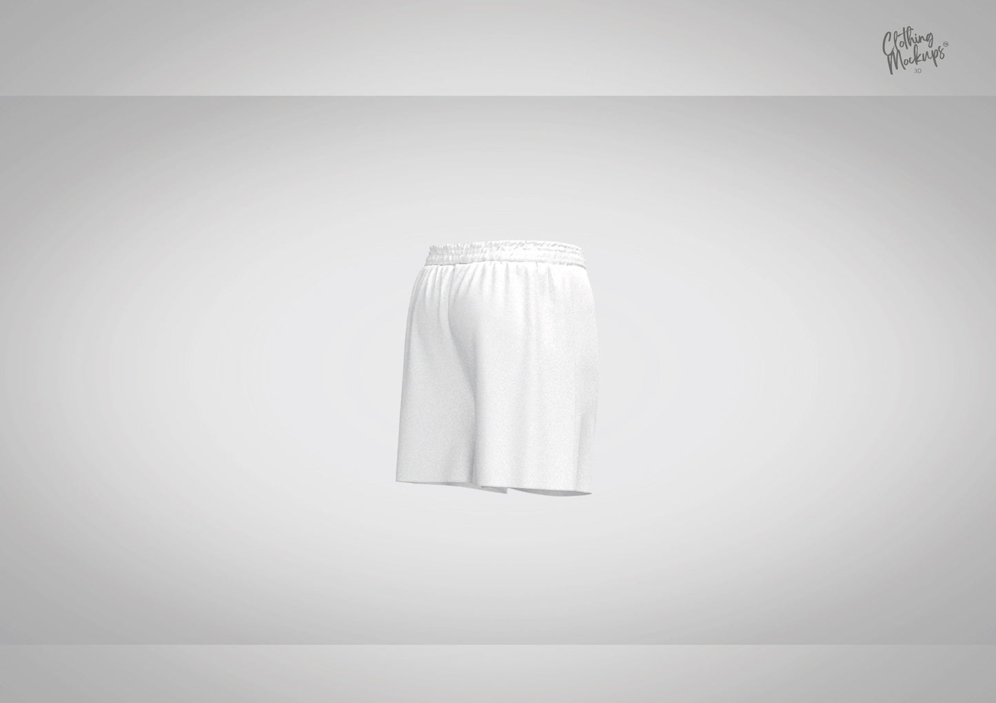 3D Sports Shorts - PROCREATE OBJ