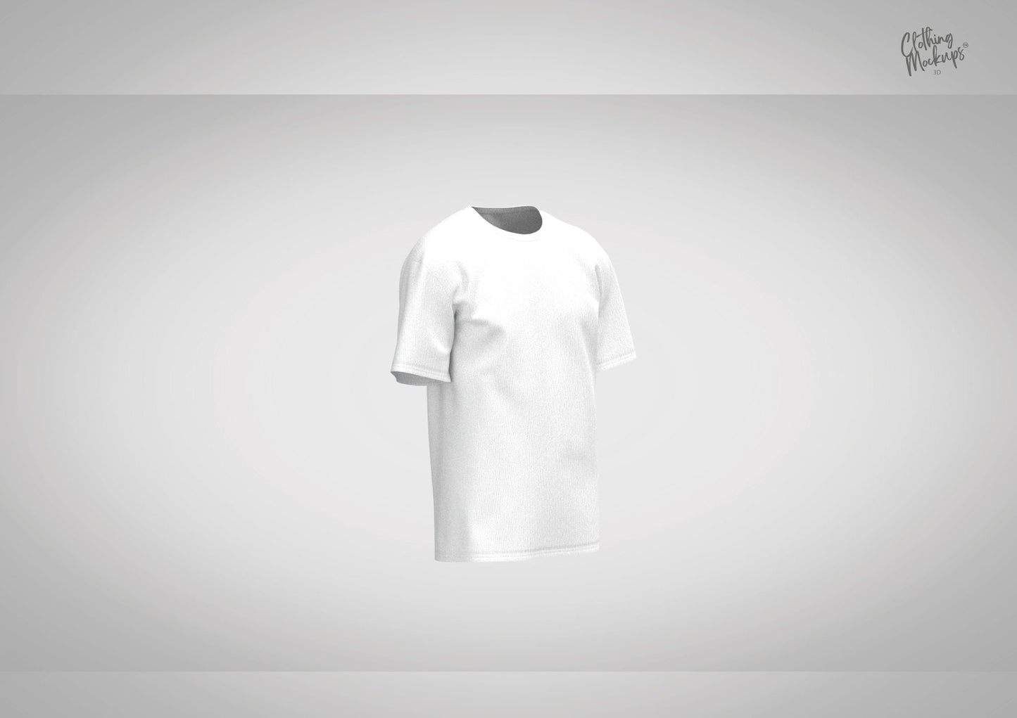 3D T-SHIRT PACK - Procreate, obj & Blender: Regular Tee, long-sleeve, Oversized, Boxy, Cropped and V-neck tshirts