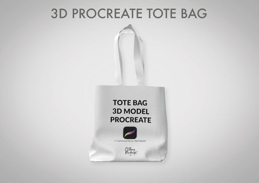 3D Tote bag Procreate