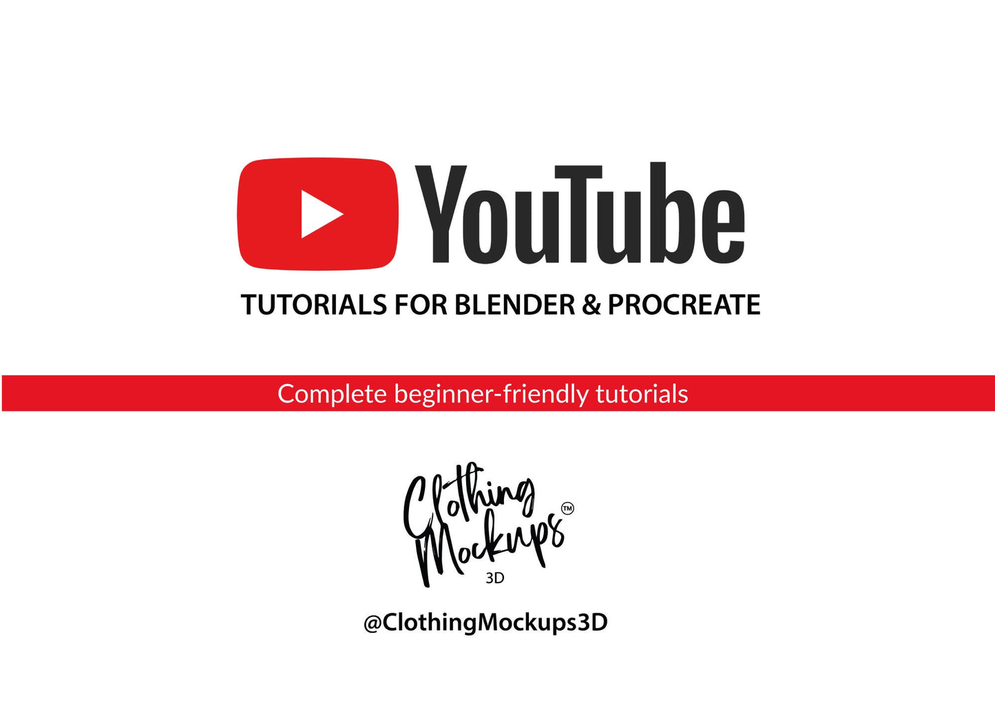 3D Flared Leggings Tights Procreate Blender Canva Photoshop tutorials included easy beginner friendly