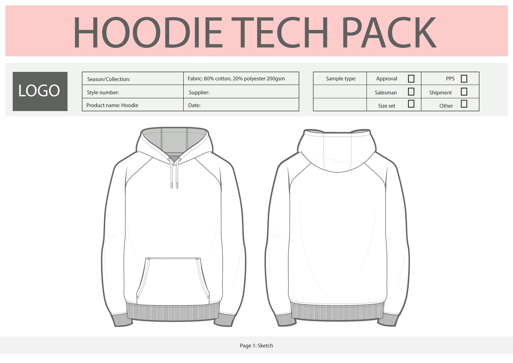 Hoodie TECH PACK