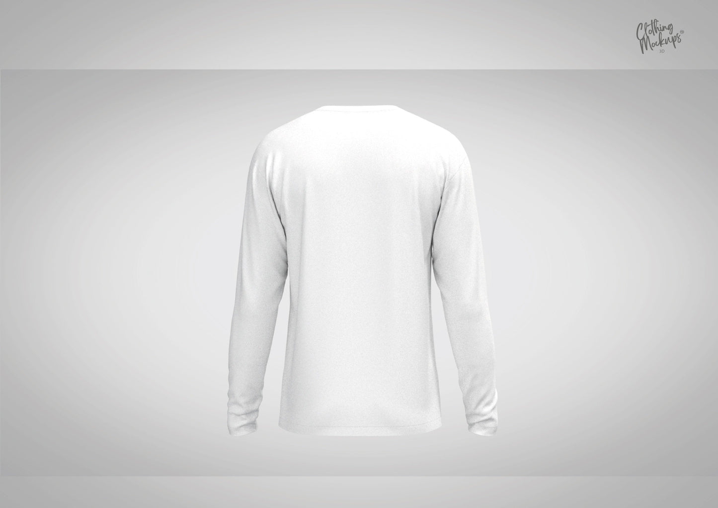 3D Long Sleeve T-shirt - PROCREATE OBJ