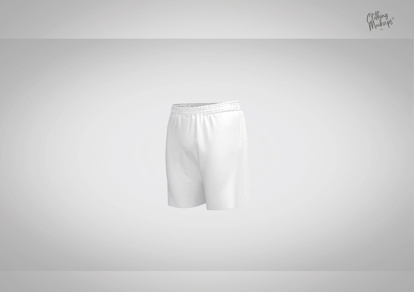 3D Sports Shorts - PROCREATE OBJ