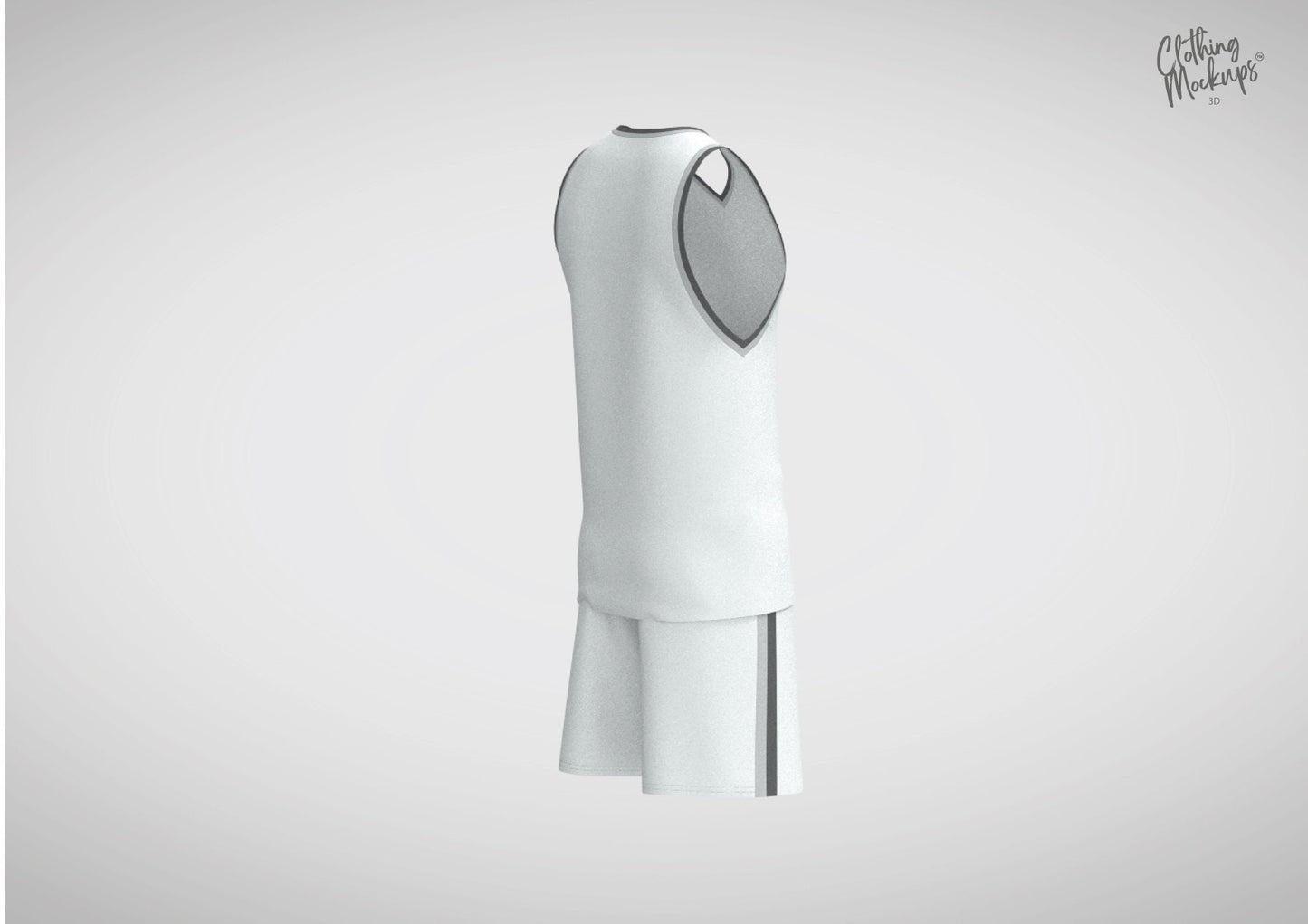 Procreate 3D Basketball kit obj shorts & jersey Blend file for Blender included